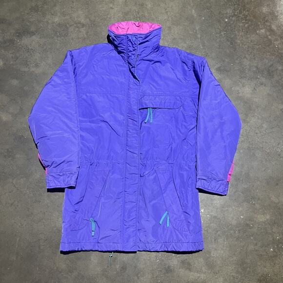 Vintage 90s Eastern Mountain Sports Purple Skiing Jacket - Picture 1 of 4